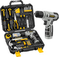 157-Piece Tool Set, 8V Cordless Drill Set, Hand Tool Kit for Men and Women