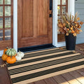 OJIA Front Door Mat 24"x51", Striped Porch Rug Outdoor Door Mat Fall Decor