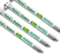 Greenscapes Metal L Stakes, 12-Pack (4 Bundles of 3) Heavy-Duty Garden Anchoring Stakes for Landscaping, Tents & Outdoor Projects