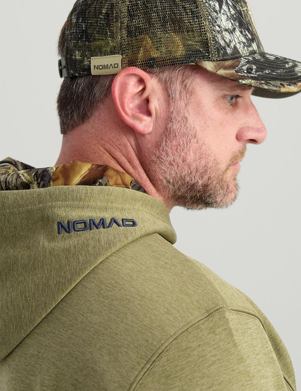 Nomad Men's North Star Hoodie, Comfortable Midweight Hunting Hoodie With Camo Logo for Everyday and Outdoor Lifestyle