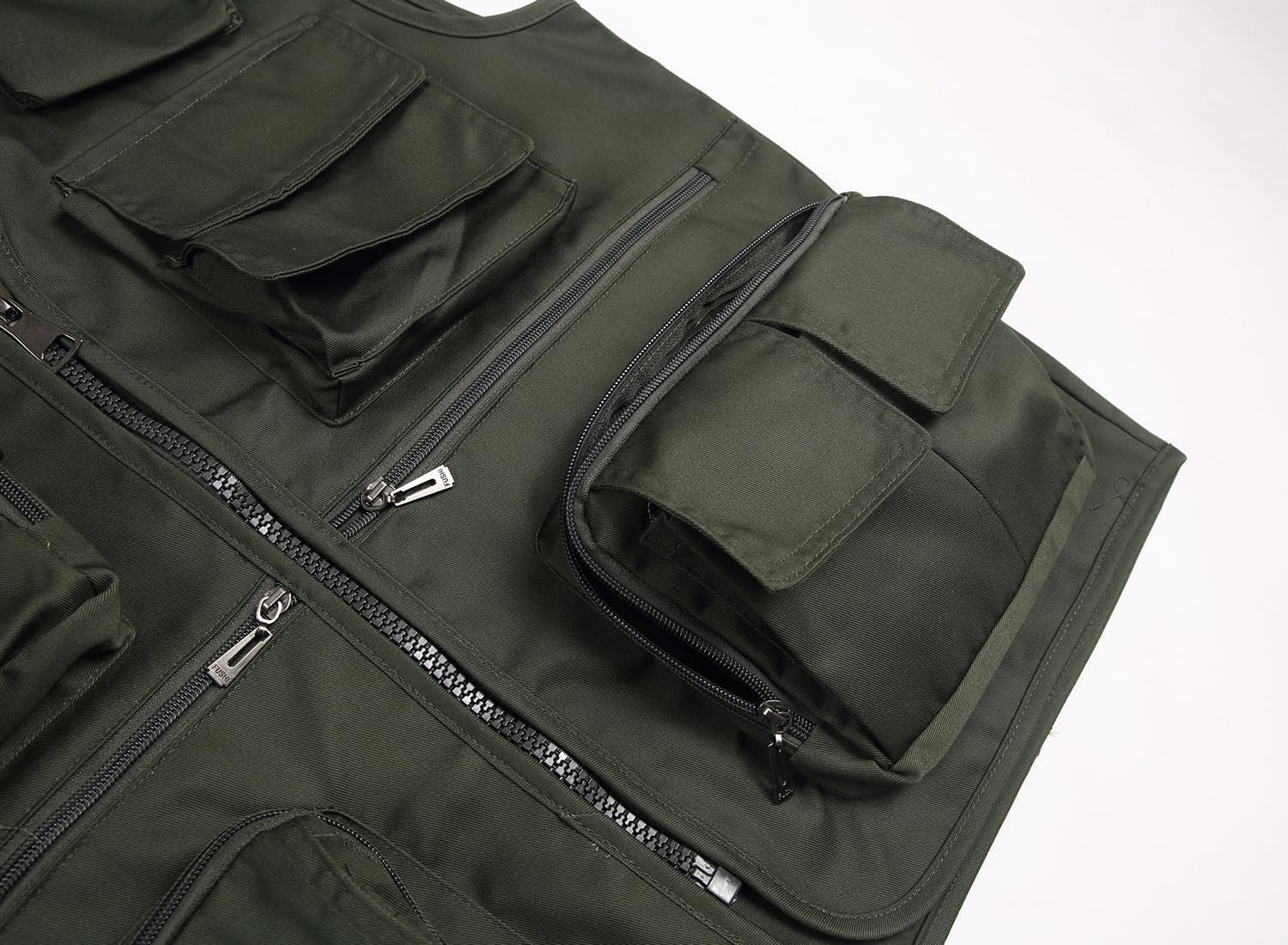 Men’s Fishing Vest Summer Outdoor Work Safari Travel Photo Vest with Multi Pockets