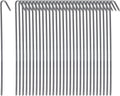 Pinnacle Mercantile 30 Pack Tent Stakes Metal Garden Edging Fence Hooks Pegs Christmas Decoration Stakes Made USA 9 inches Long