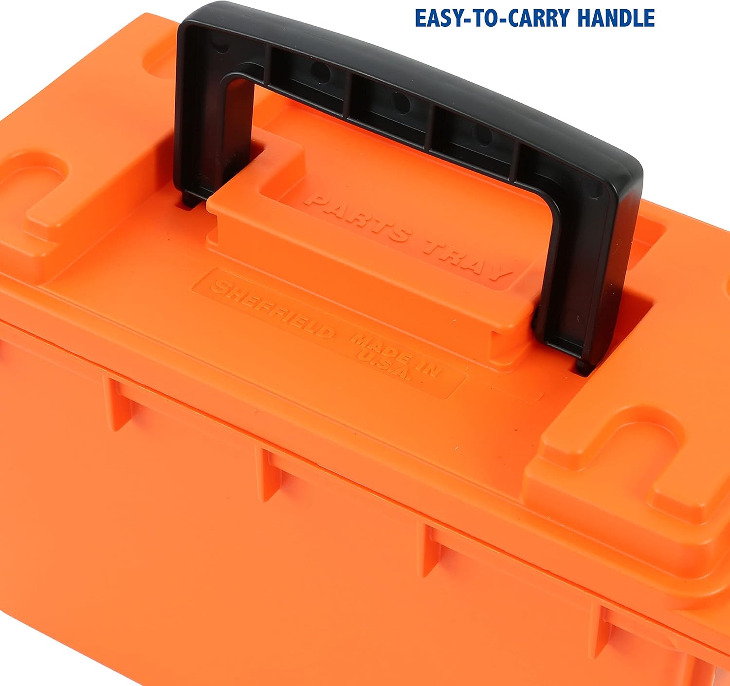 Sheffield 12680 Marine Storage Box, Dry Box Made in USA, Water Resistant Container for Boat and Dock Gear, Small Parts Organizer with Latch, Stackable