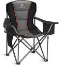 ALPHA CAMP Oversized Fully Padded Camping Chairs with Lumbar Support,1PC