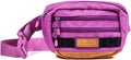 Wilderdog Utility Fanny Pack stores Treats, Balls, Keys in 3 Pockets with adjustable strap and Poop Bag dispenser (Lilac)