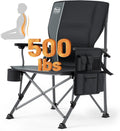 TIMBER RIDGE Aluminum Oversized Camping Chair 500lbs Lumbar Support