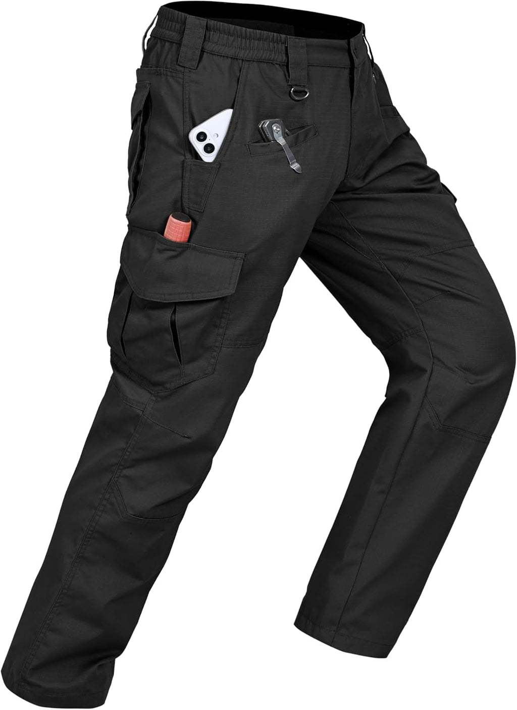 CNBQDD Mens Work Pants Cargo Tactical Construction for Men Ripstop Waterproof Lightweight Outdoor Hiking with Pockets