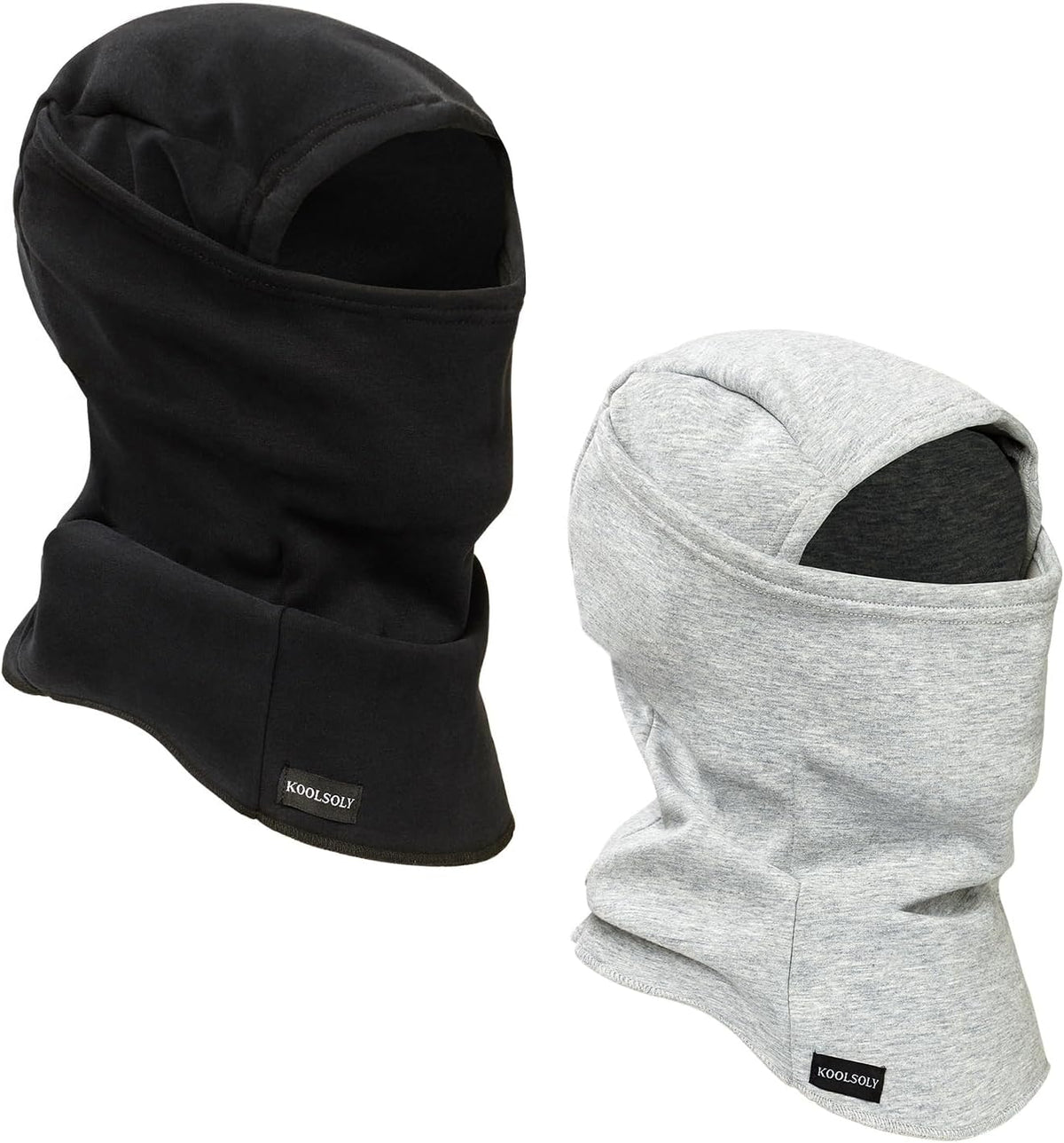 KOOLSOLY Ski Mask Balaclava Cold Weather Warm and Fleece Face Mask Neck Warmer Full Face Mask for Men&Women