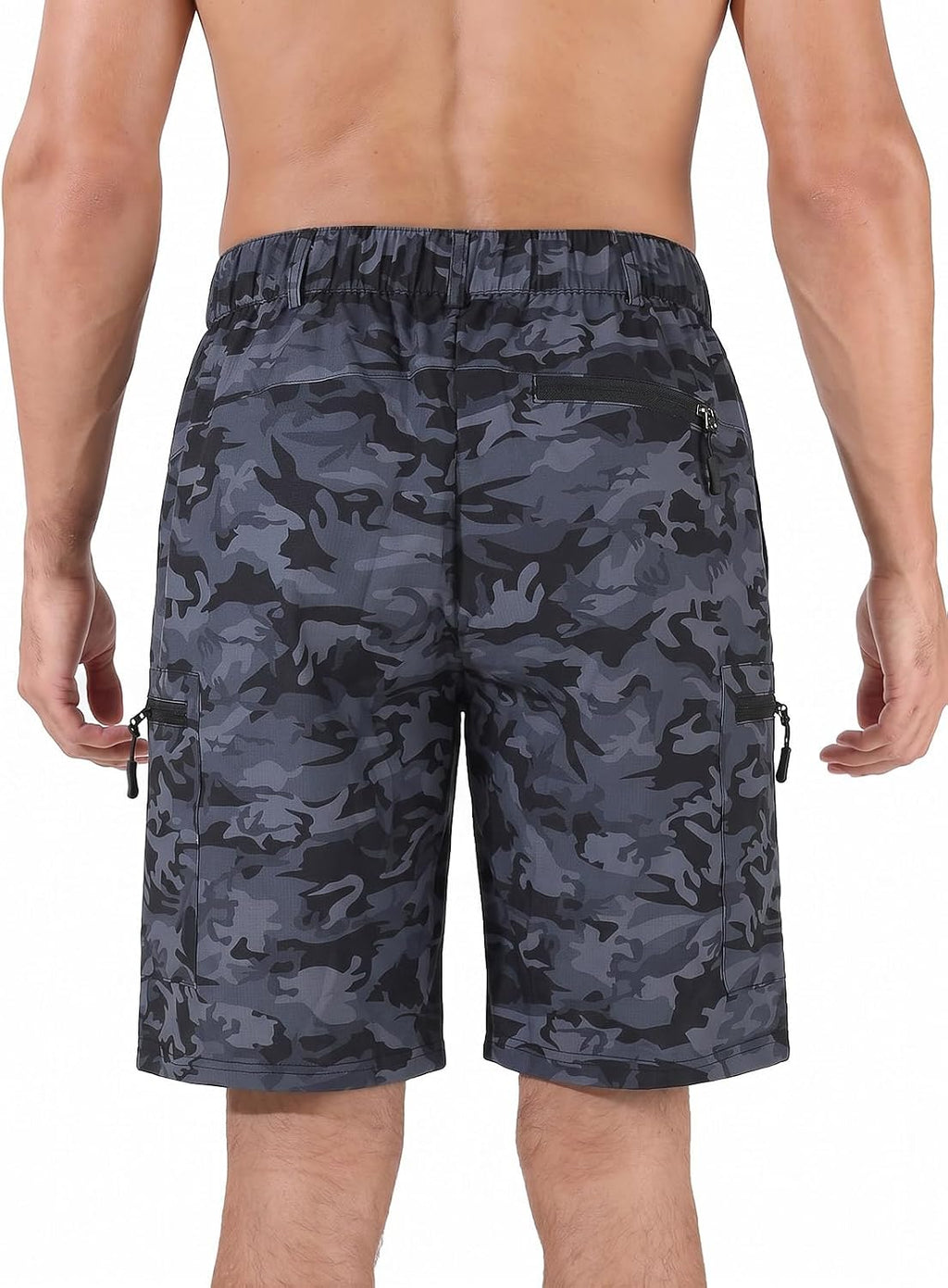 Suwangi Mens Hiking Cargo Shorts Casual Travel Tactical Short for Men