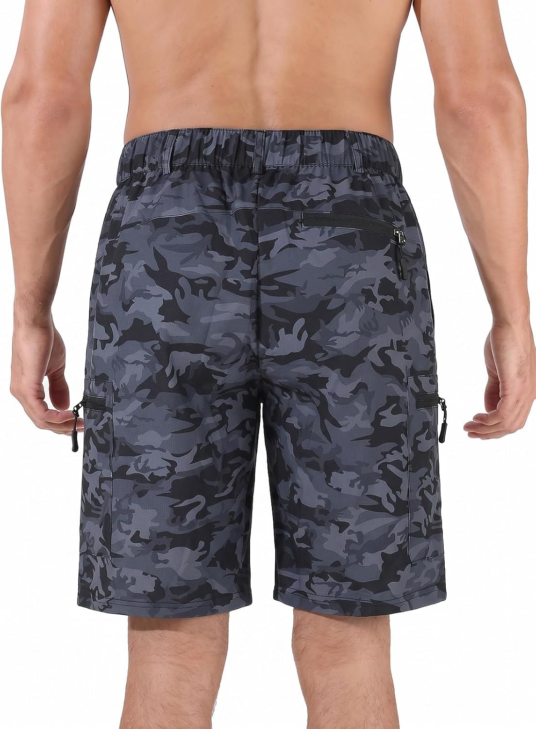 Suwangi Mens Hiking Cargo Shorts Casual Travel Tactical Short for Men