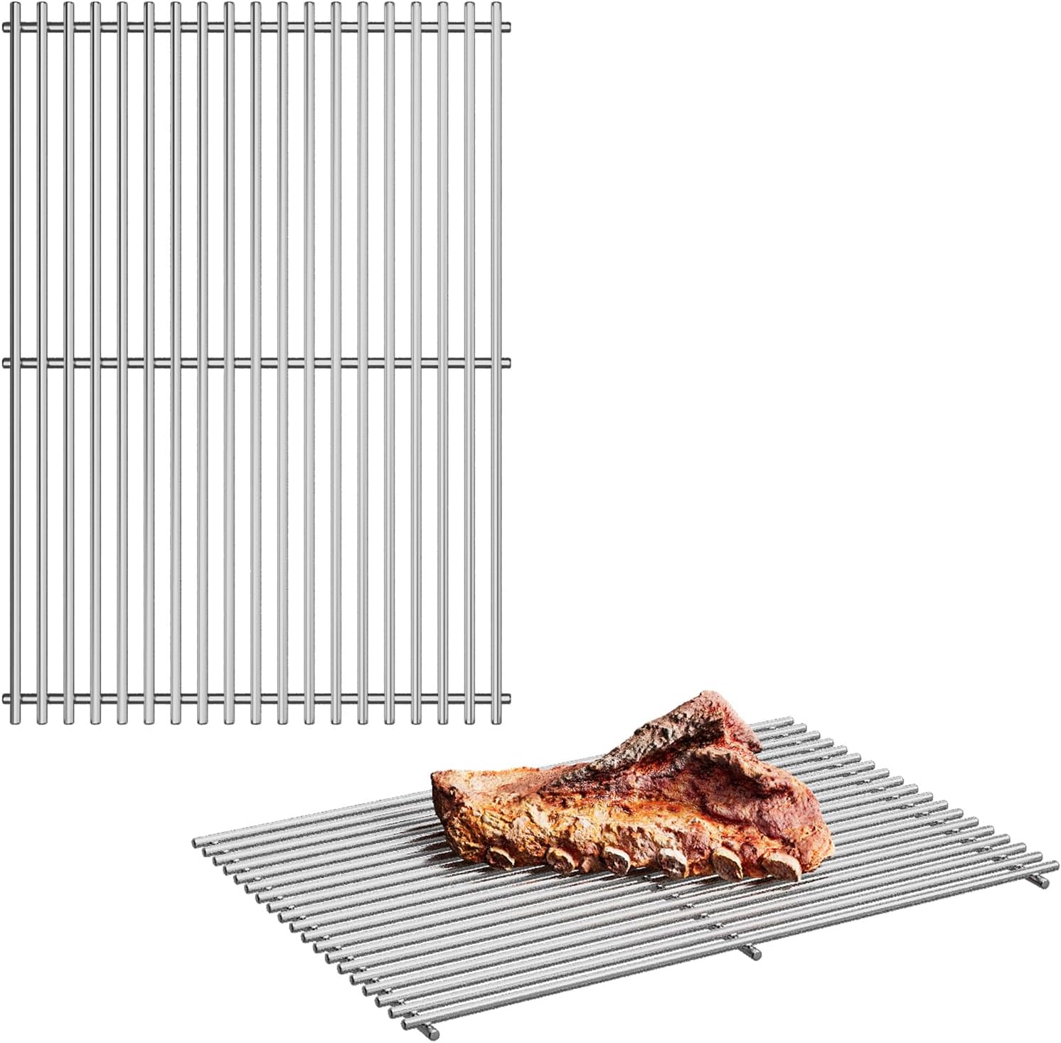 20.5" Wx17.5 D Grill Grates,Stainless Steel Charbroil Grill Replacement Parts,2Pack