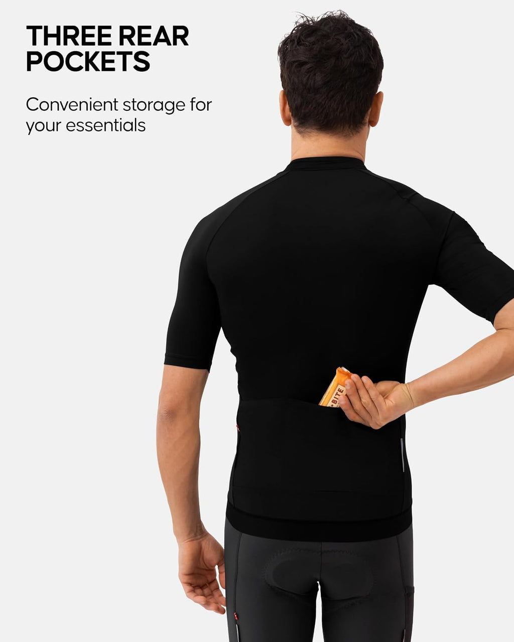 DANISH ENDURANCE Men's Short Sleeve Cycling Jersey, Breathable
