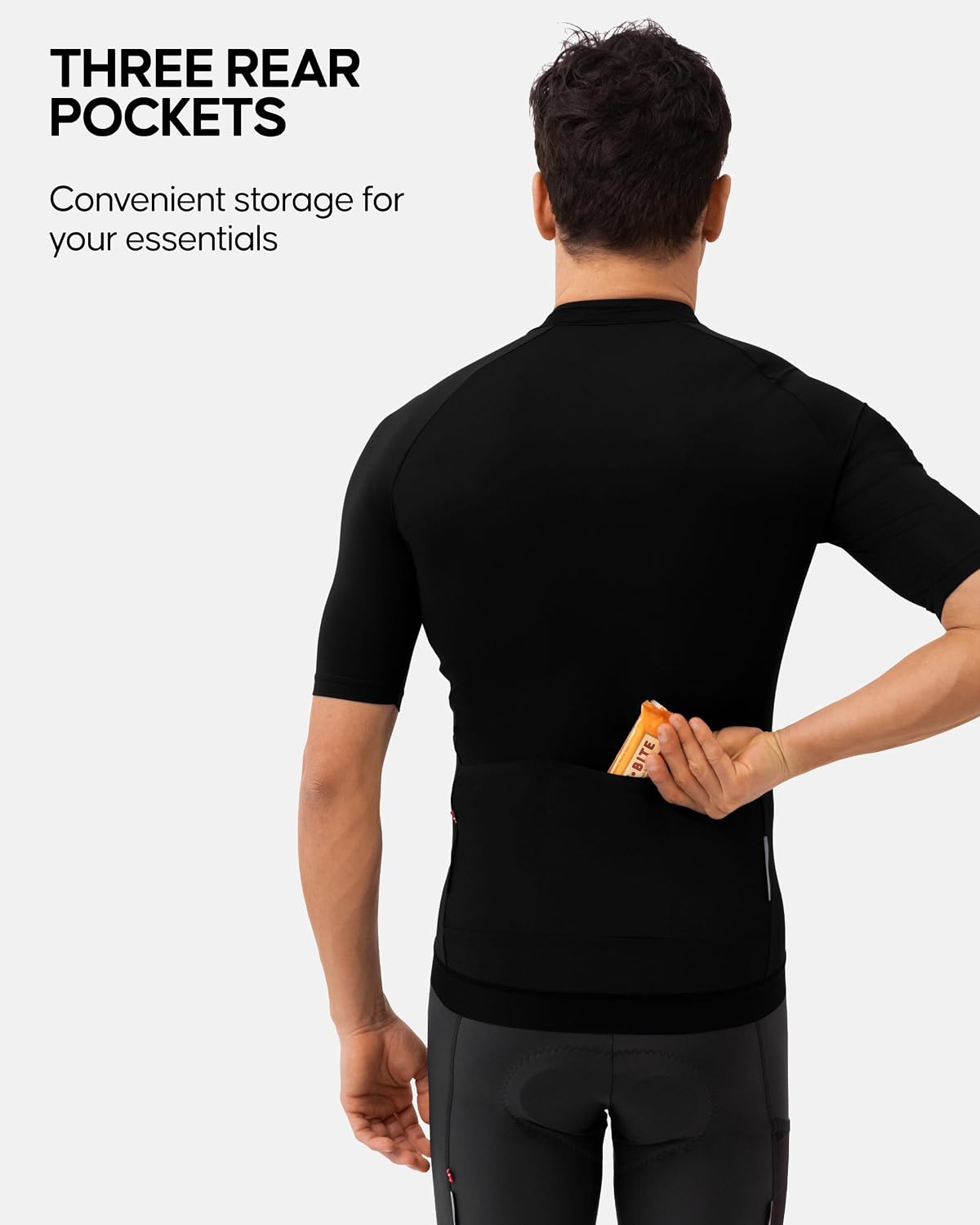 DANISH ENDURANCE Men's Short Sleeve Cycling Jersey, Breathable