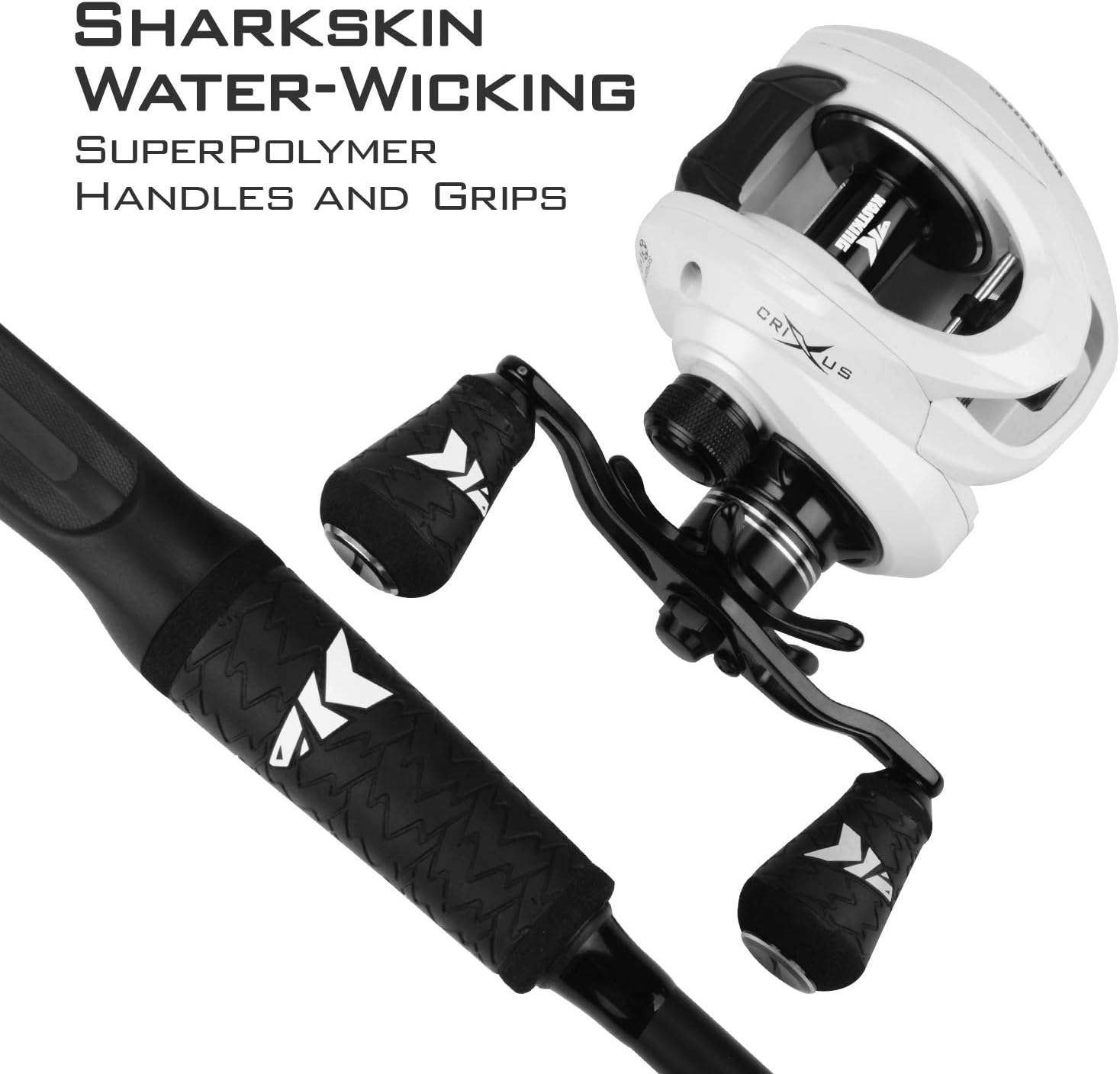 KastKing Crixus Baitcaster & Spinning Fishing Rod and Reel Combo