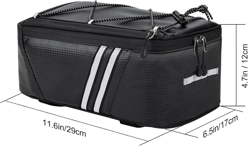 Rear Bike Rack,Bike Cargo Rack w/Fender & Large Size Reflective,Quick Release Mountain Road Bicycle Rear Racks,Universal Bike Luggage Rack,Large Capacity Bike Pannier Rack,YONTUO