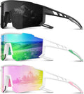 Polarized Sports Sunglasses Men Women for Running Baseball Cycling