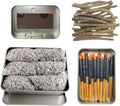 eGreen Magnesium Fire Starter: Waterproof Matches, Ferro Rod & Rope Options