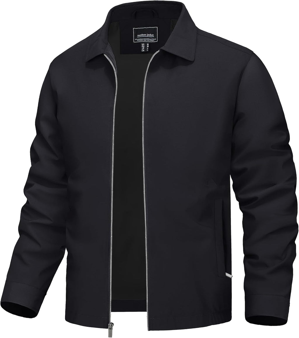 TACVASEN Men's Lightweight Jacket Fall Water-repellent Windbreaker Jackets