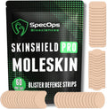 SpecOps Biosciences 60 Strips Thin Athletic Moleskin | Hiking & Running