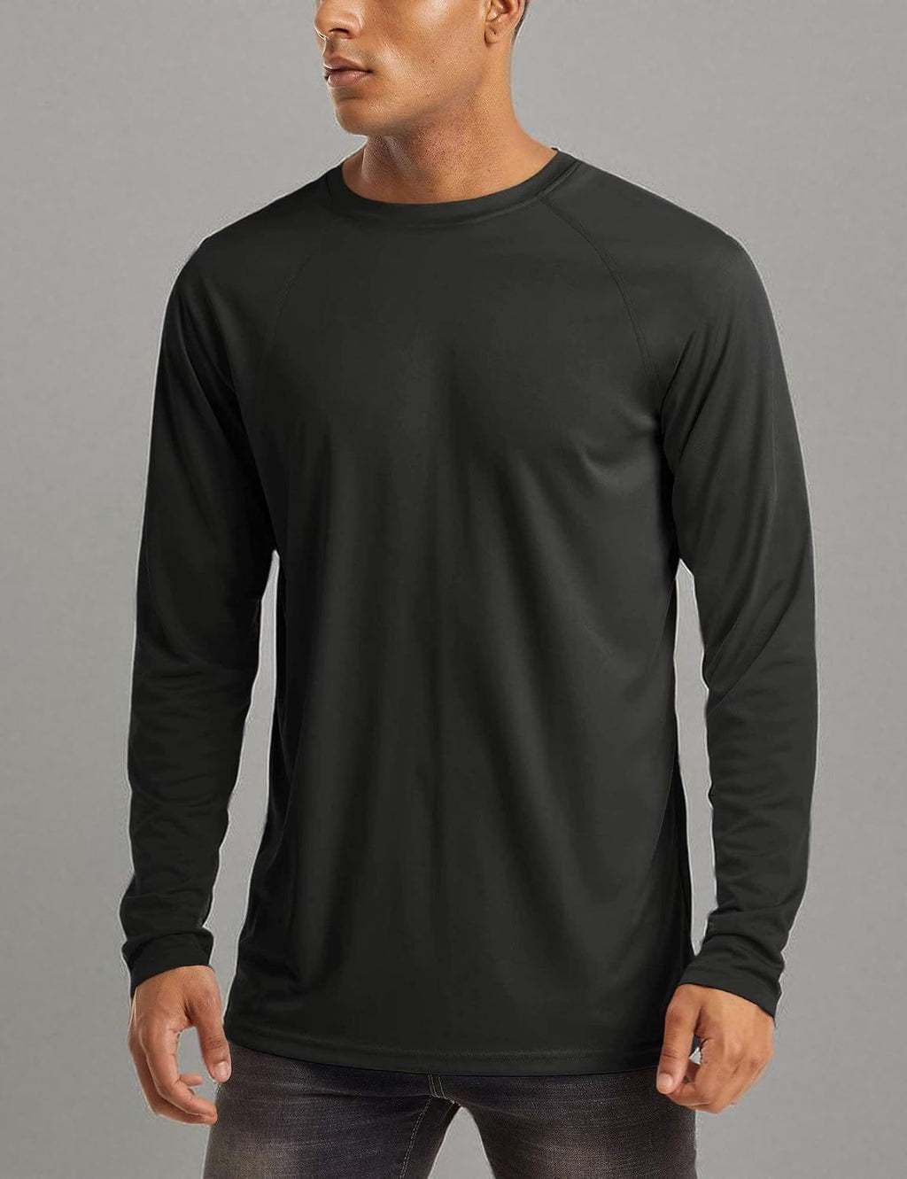 MAGCOMSEN Men's Long Sleeve Shirts UPF 50+ UV Sun Protection Athletic Shirts for Hiking Running Workout Rash Guard
