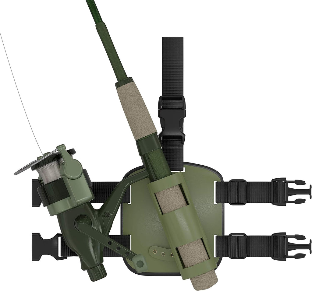 Deluxe Hip Fishing Rod Holder Wearable Hands Free Rod Accessory Compatible with All Poles, Including Fly Fishing Chase Gear Solutions
