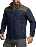 CQR Men's Lightweight Warm Insulated Jacket, Windproof Water Resistant Winter Active Coat for Hiking Work Outdoor Tactical