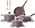 SENSARTE Nonstick Cookware Set 13 Pcs, Healthy Pots and Pans Set
