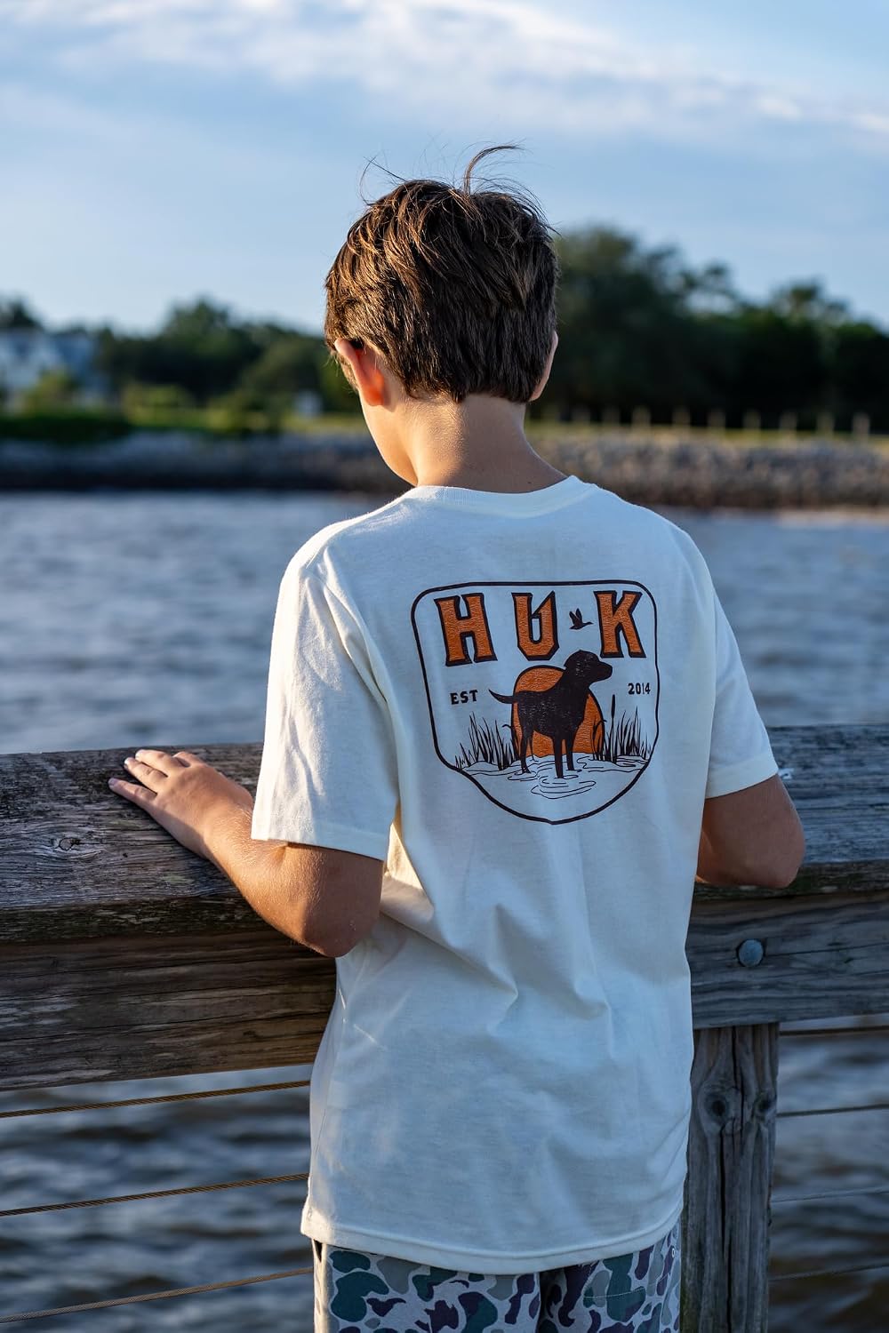 HUK - Kid's Performance Fishing Graphic Tee, Short Sleeve T-Shirt for Kids