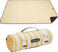 G GOOD GAIN Waterproof Picnic Blankets Outdoor Machine Wash, Bumblebee