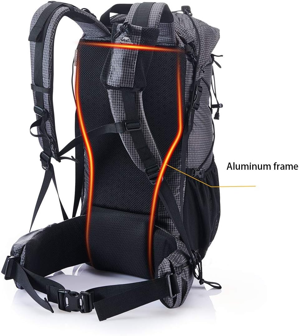 Naturehike 65L Internal Frame Hiking Backpack for Outdoor Camping Travel Backpacking, Ultralight Backpack for Adults