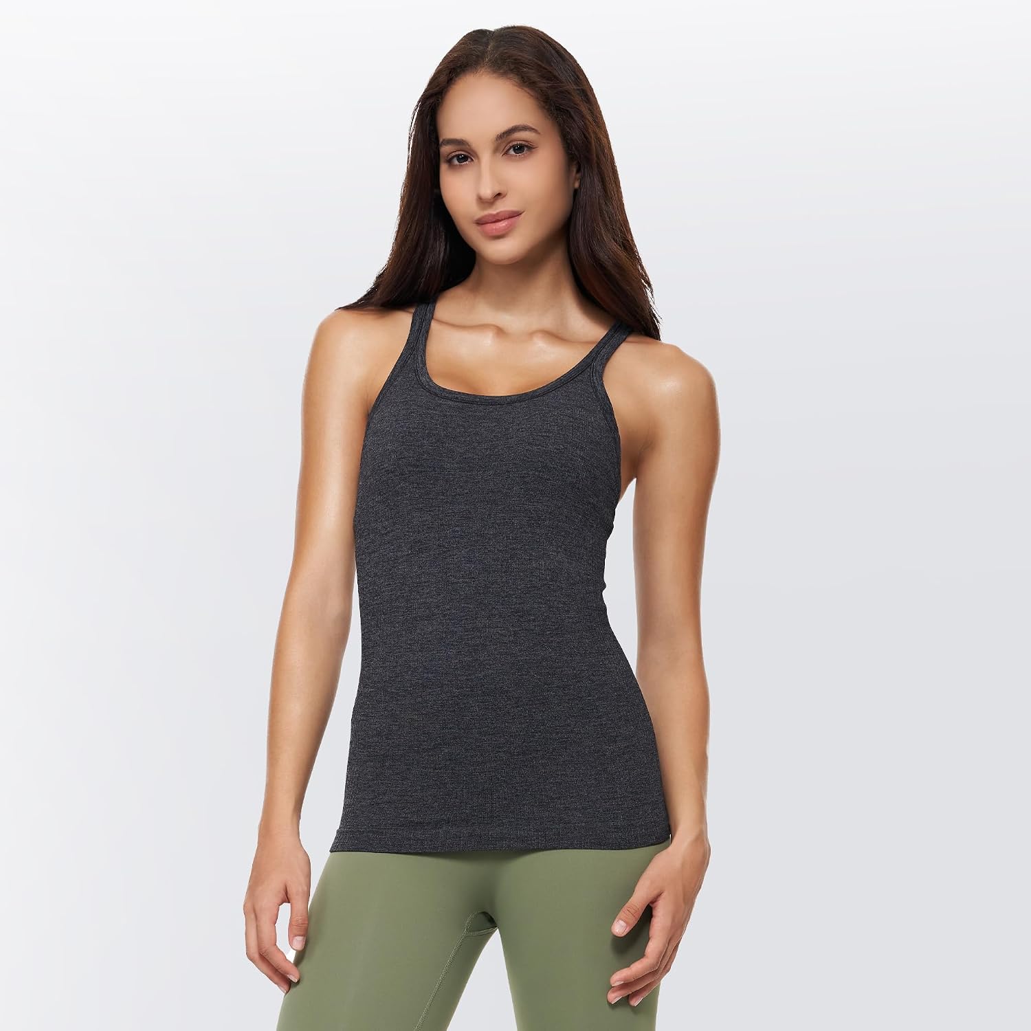 sphinx cat Yoga Racerback Tank Top for Women with Built in Bra,Women's Padded Sports Bra Fitness Workout Running Shirts