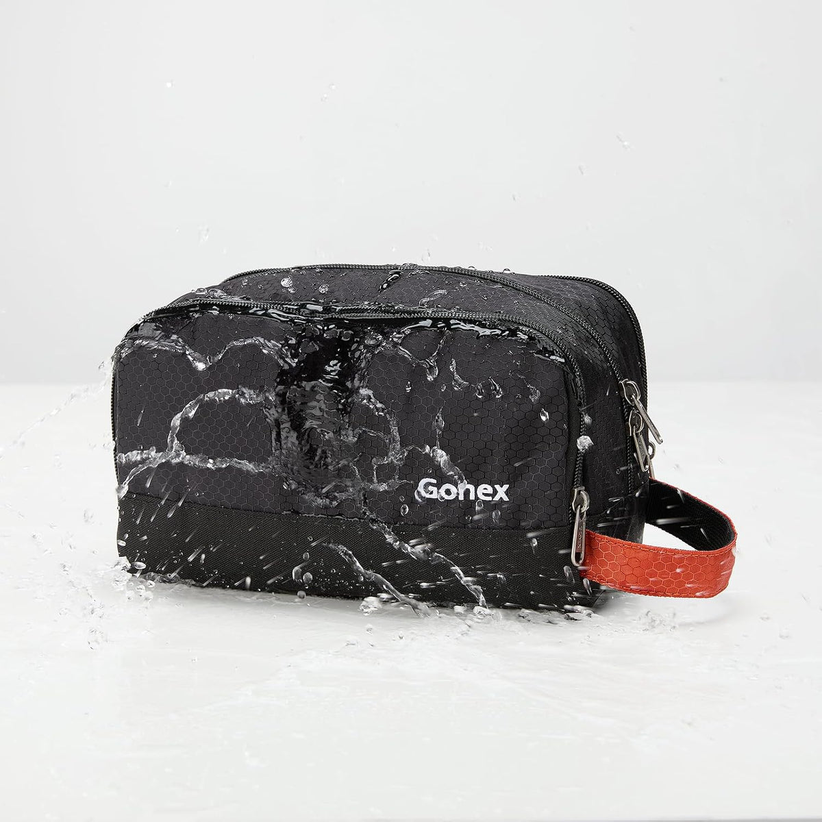 Gonex Travel Toiletry Bag for Men, Water Resistant Dopp Kit for Toiletries