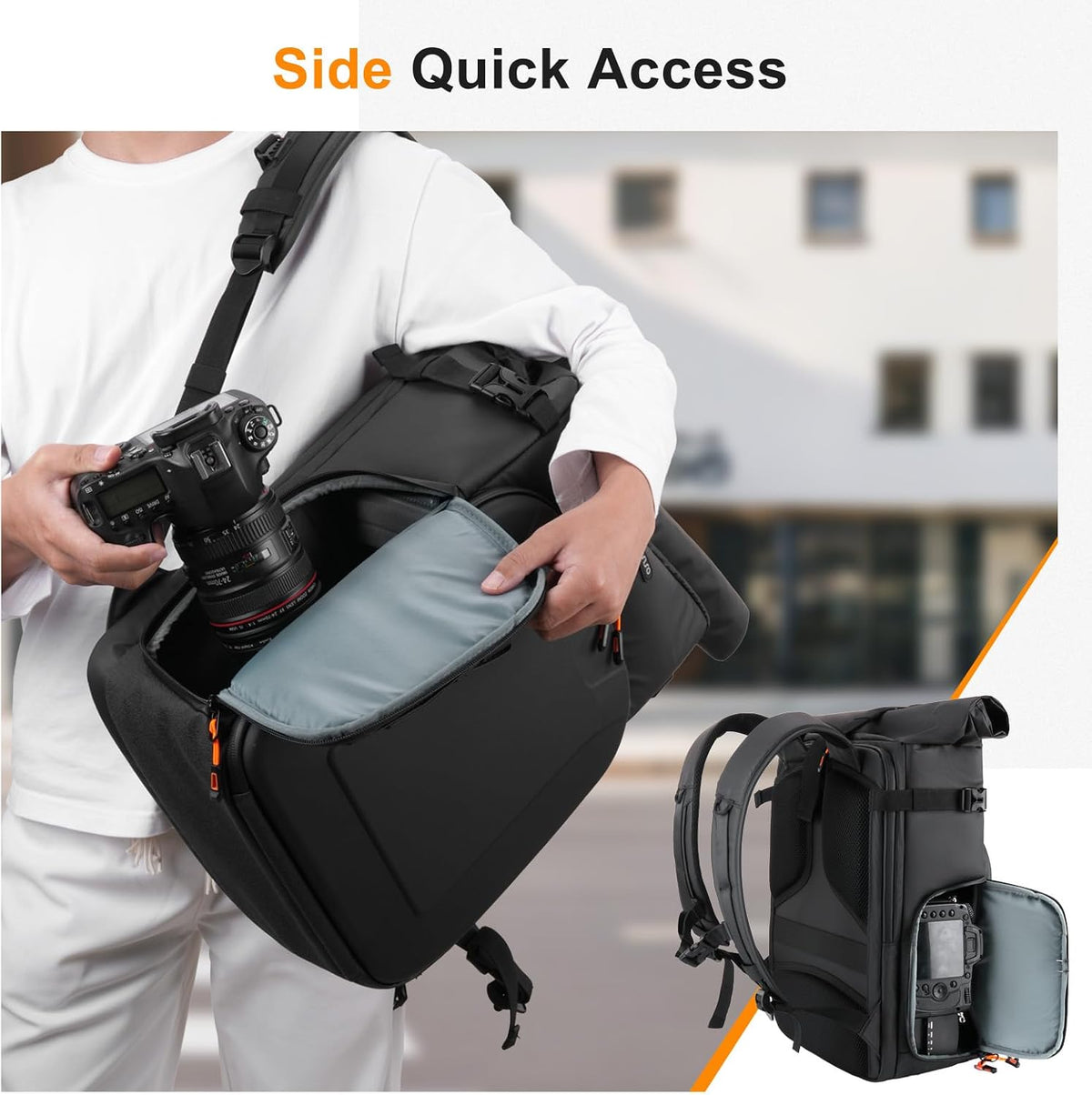 MOSISO Camera Backpack,DSLR/SLR/Mirrorless Camera Bag Photography Backpack