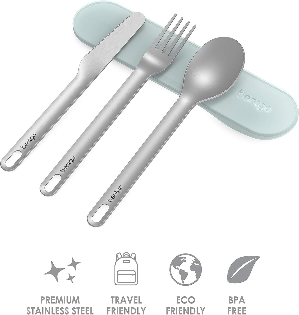 Bentgo Stainless Steel Reusable Travel Utensil Set