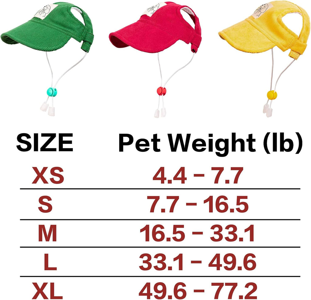 Pet Dog Baseball Cap, Cat Hat, Cat Dog Sun Cap with Ear Holes, Adjustable Puppy Outdoor Sun Hat (Pink, X-Small)