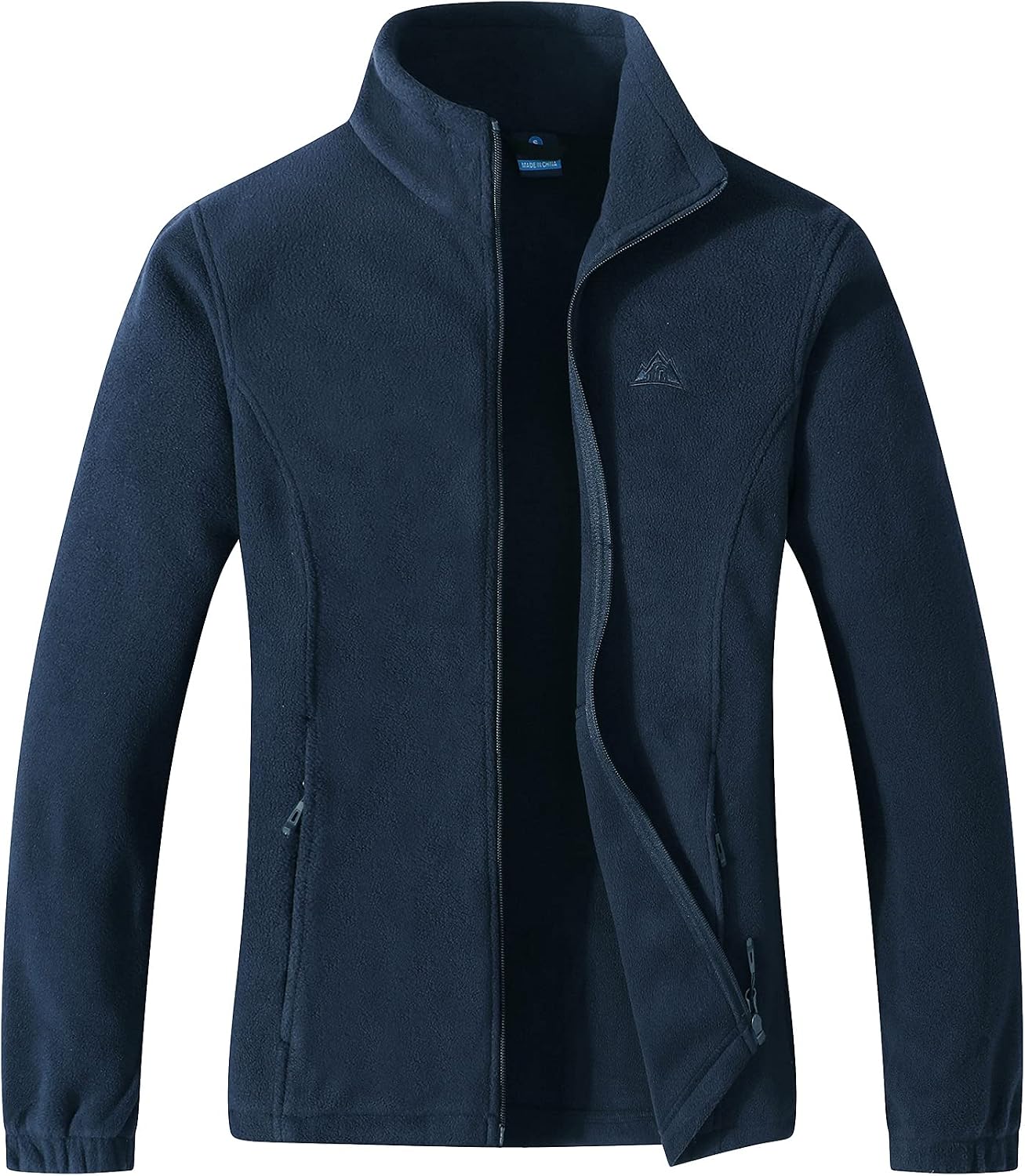 GIMECEN Women's Full Zip Soft Polar Fleece Jacket Outdoor Recreation Coat