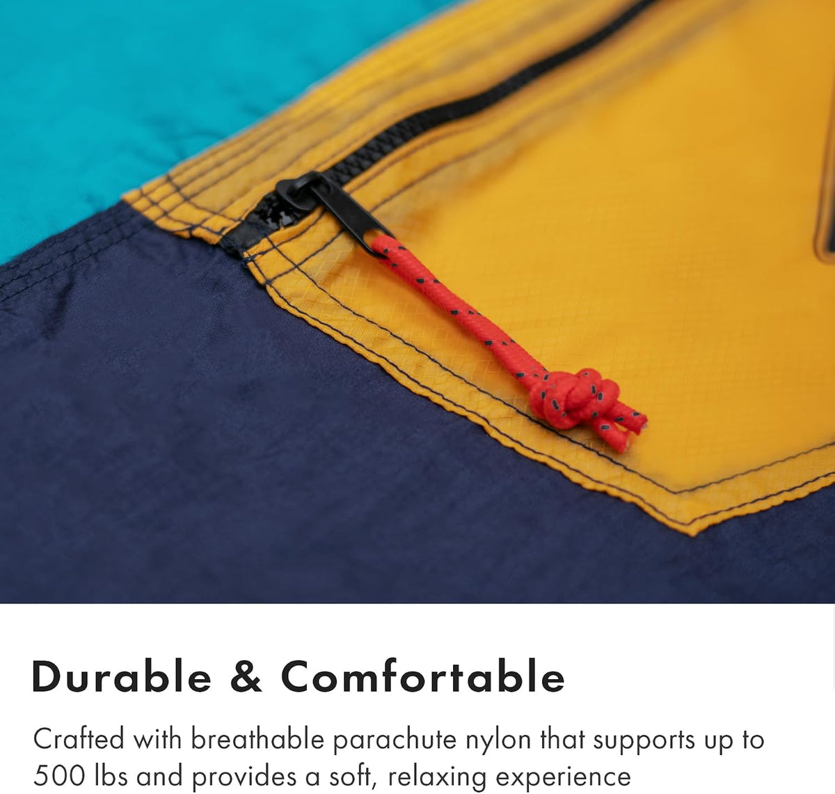 WHTE MOSS Suparpine I Hammock for Camping with Straps Included (Deep Blue, Single)