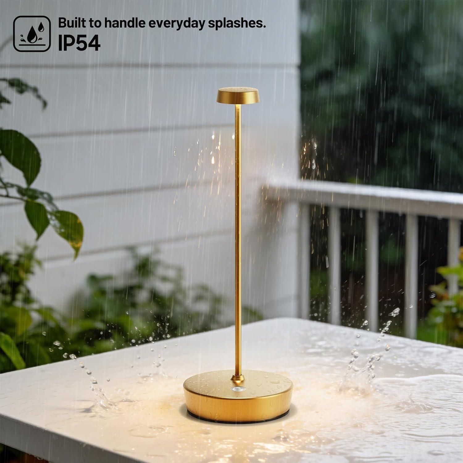 2 Pack Rechargeable Cordless Table Lamp, 6000mAh Battery Table Light
