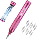 WORKPRO 24 in 1 Multi Bit Mini Screwdriver Set Magnetic, Pink