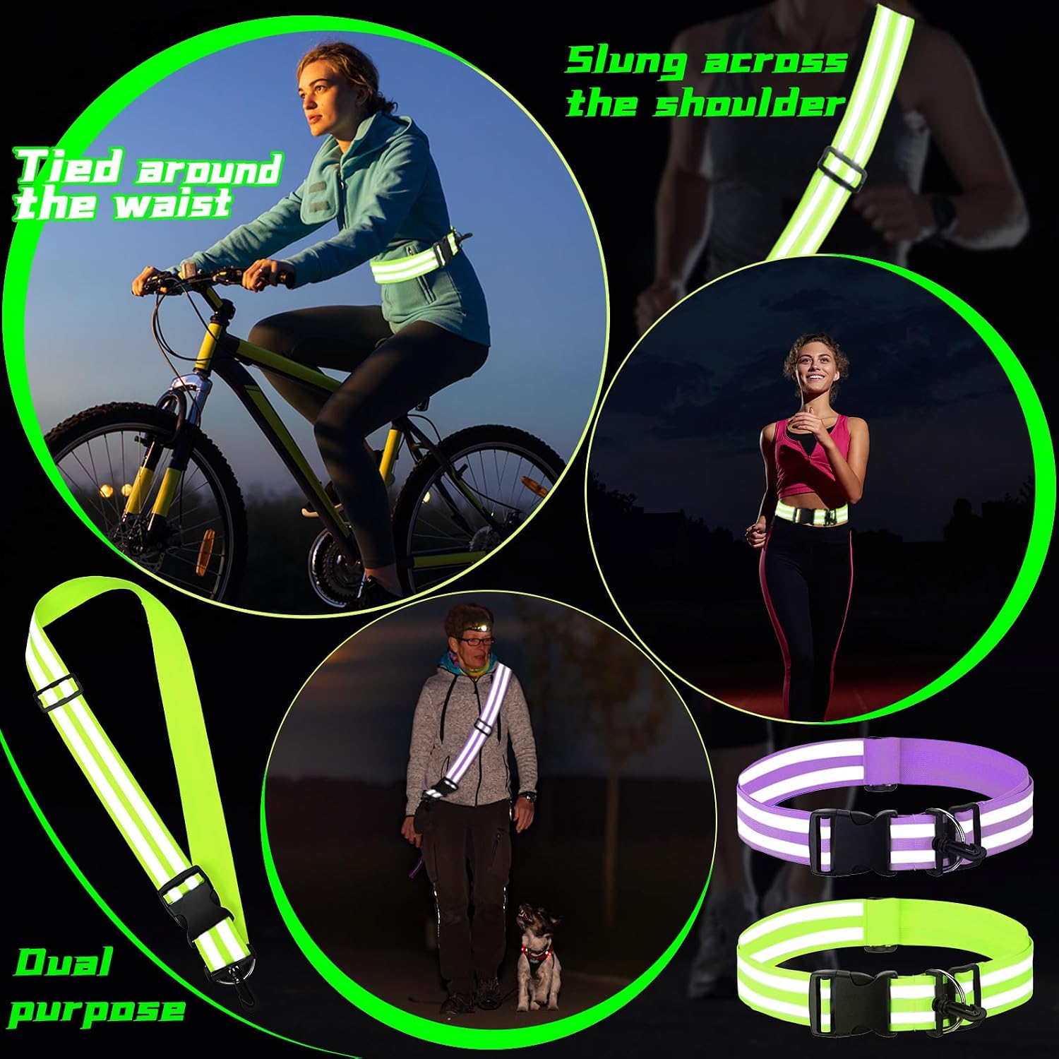 Saintrygo Reflective Sash for Walking