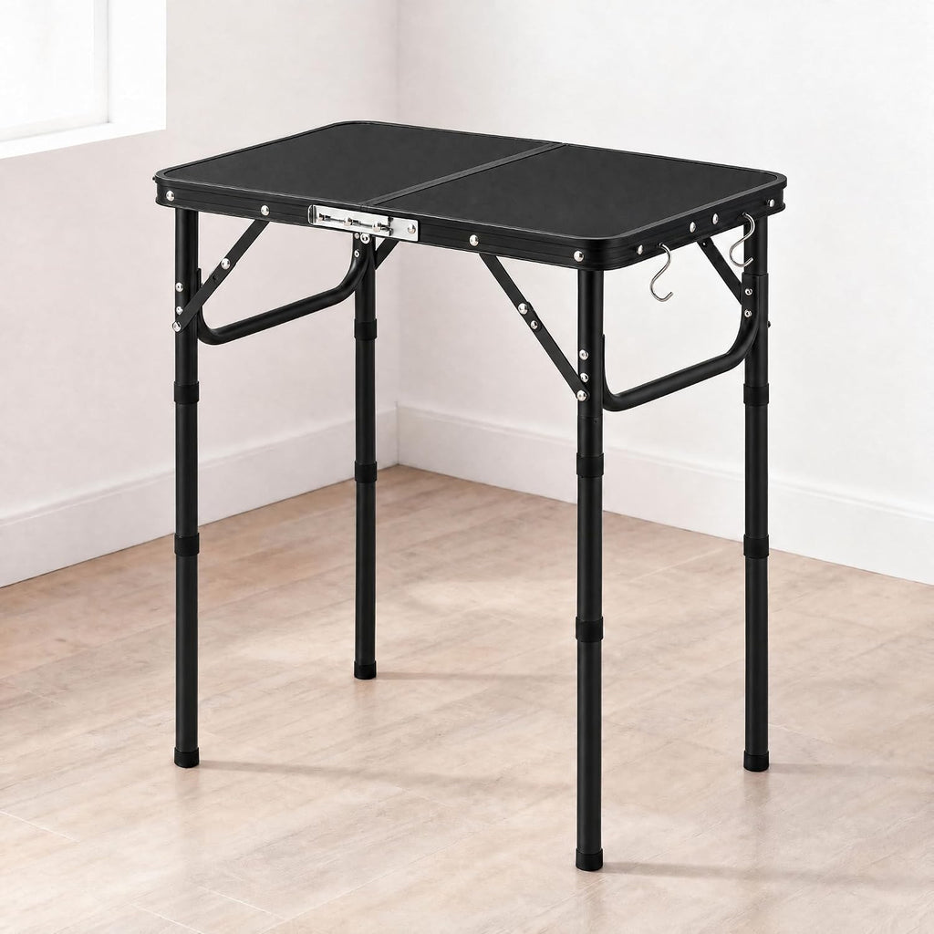 YUFIFAIRY Small Folding Table Portable, 24''L x16''W Foldable Camp Table