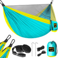 Camping Hammock Mosquito Net,Double & Single Portable Hammocks for Small Hammocks with 2 Tree Straps,Hammock Tent for Travel Camping,Camping Accessories for Indoor Outdoor Hiking Backpacking