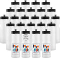 50 Strong | Custom Water Bottles, 24-Pack, 22 oz, Personalized, Logo Ready