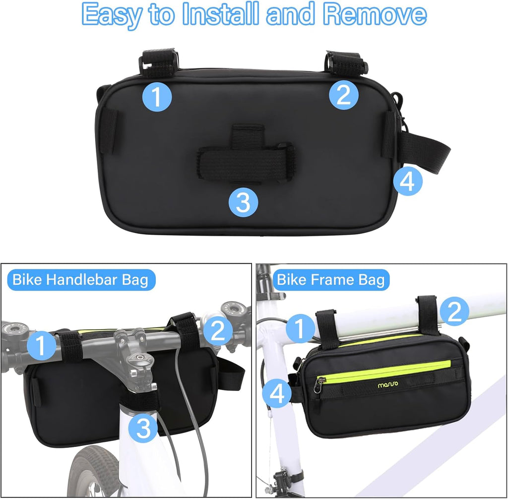 MOSISO Bike Handlebar Bag, Bicycle Frame Case Cycling Front Pouch