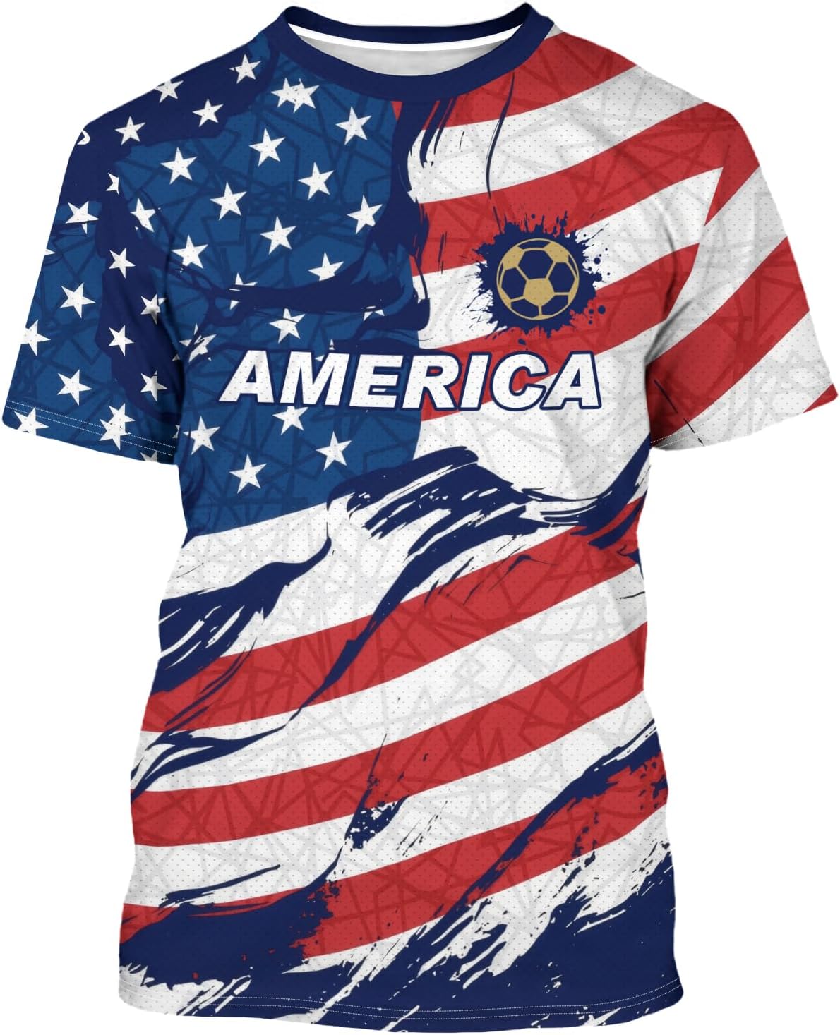 Mens Soccer Jersey Men's Clothing Short Sleeve Top Adult Sports Fan T Shirts for Men Women