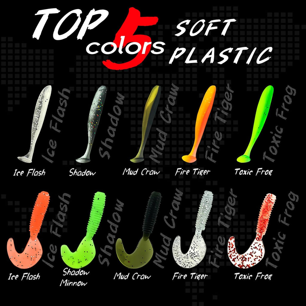 145PCS Fishing Tackle Box Kit with Tackle Included, Fishing Lures, Fishing Hooks & Fishing Accessories Kits for Freshwater Fishing Gear, Great Gifts for Fishingman
