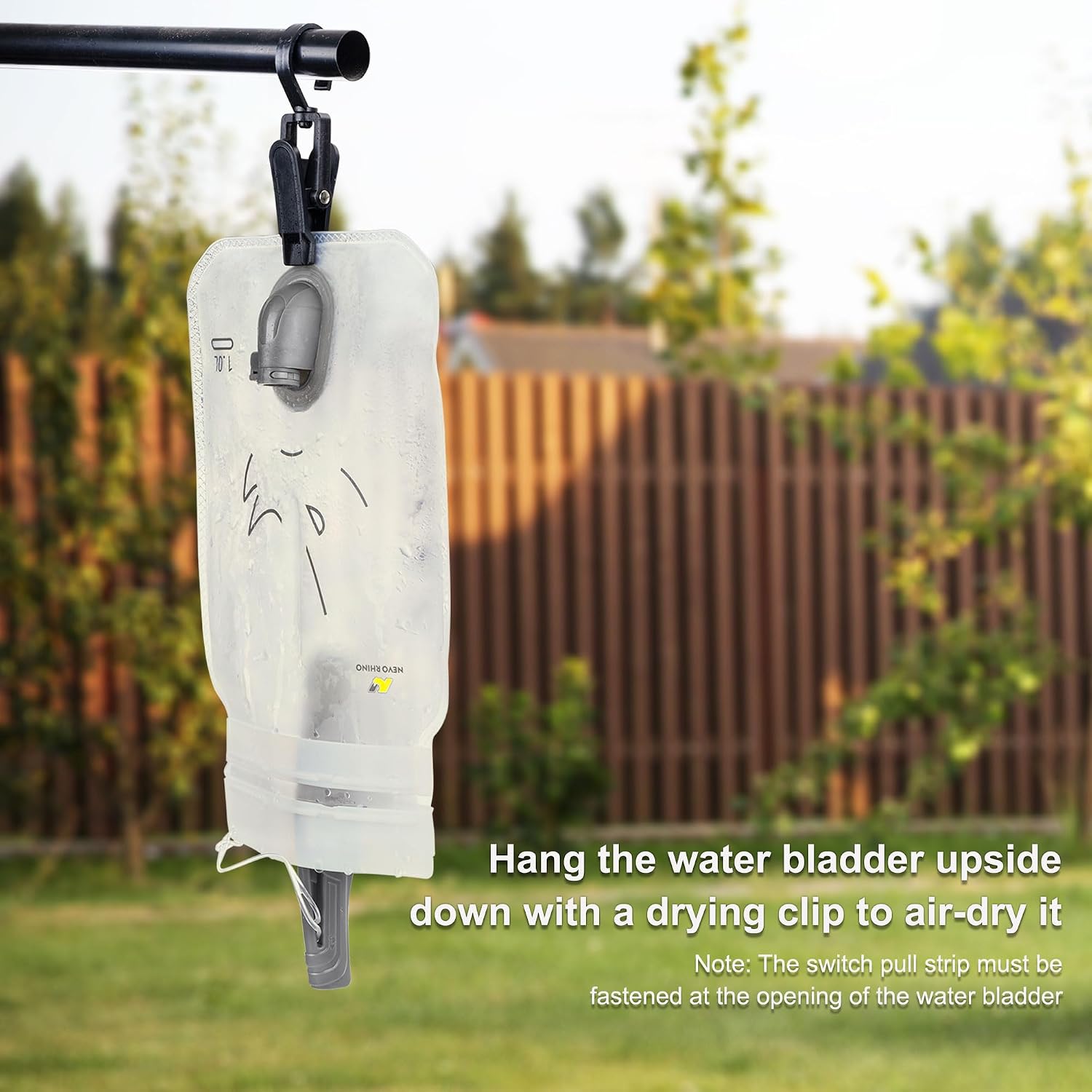 N NEVO RHINO Water Bladder 1L- 1.5L- 2L, Hydration Bladder for Running Vest