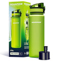 AQUAPHOR City Water Filter Bottle 17 oz | Reusable & Portable Filtered Water Bottle | BPA-Free | Perfect for Camping, Travel, Indoor & Outdoor Use | Green