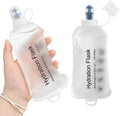 GUYI GYGYL Soft Flask Collapsible Water Bottle for Sports, 250ml White 2pcs