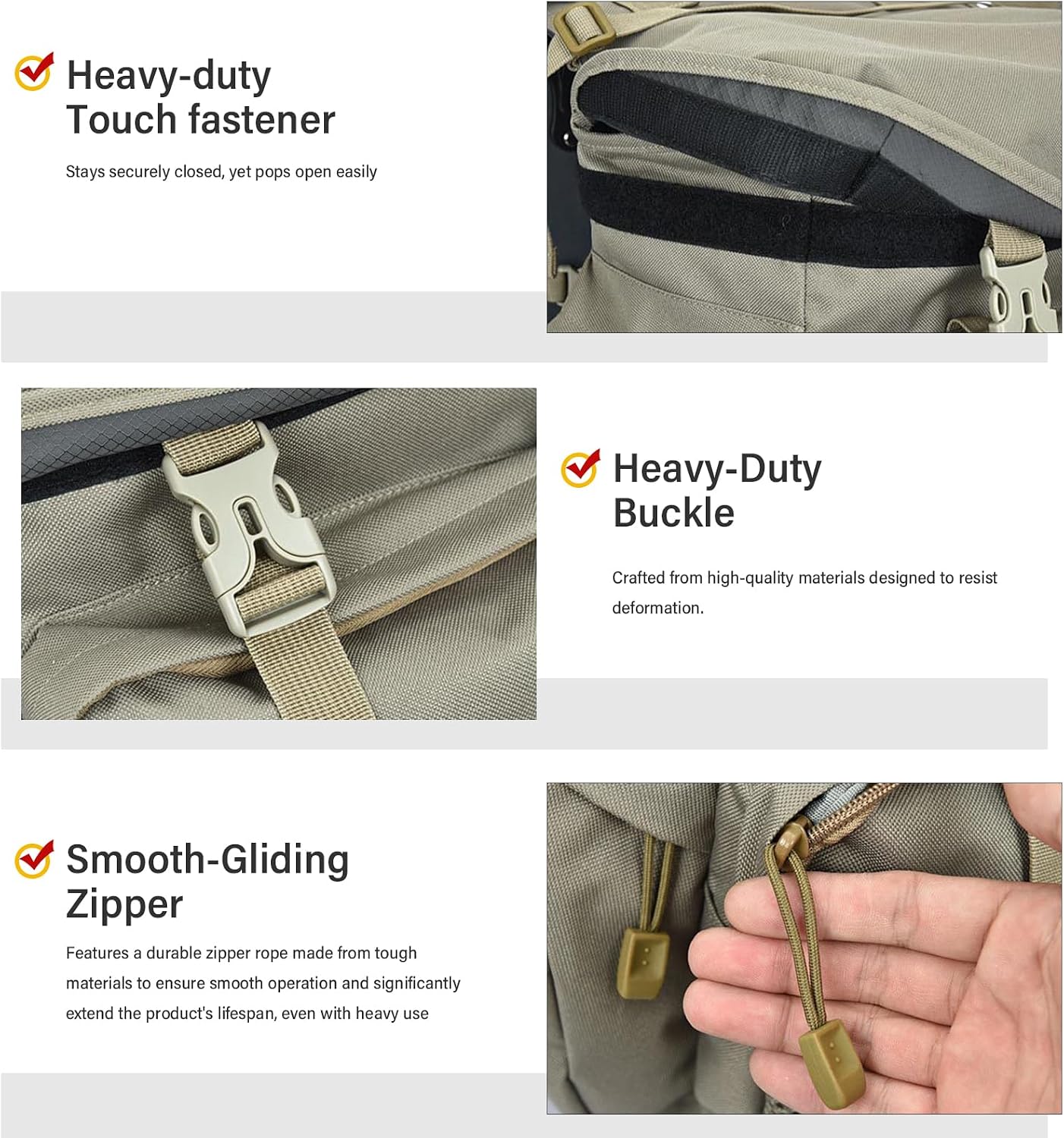 Large Saddle Bags for Bike Rear Rack,Waterproof 50L Panniers Bike Bags for Bicycles/MTB/E-Bike,Bike Trunk Bag With Reflective Stripes,Support for Width Less Than 7 Inches Bike (Army Green,50L)